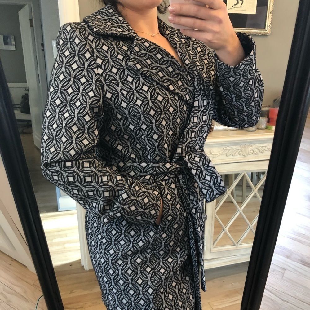 Sofiacashmere Wool & Nylon& Polyester-Blend Coat … - image 2